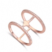 copper zircon Ring