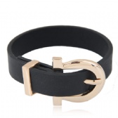 Leather Belt Bracelet