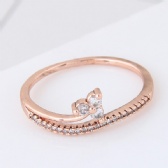 Copper zircon ring