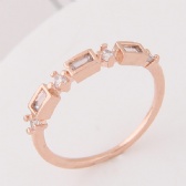 Copper zircon ring