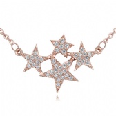 Copper Zircon Necklace