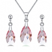 Austria crystal Earrings Necklace Set
