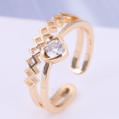 Copper Zircon Ring