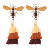 Bee Tassel Earrings