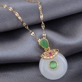 Copper Jade Necklace