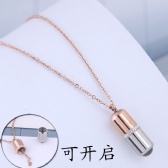 Titanium steel necklace