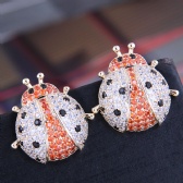 Beetles Copper Earrings