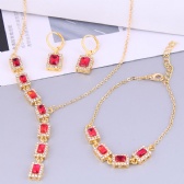 Fashion Necklace Bracelet Earrings Set