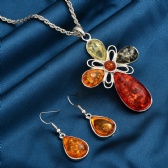 Fashion Necklace Earrings Set